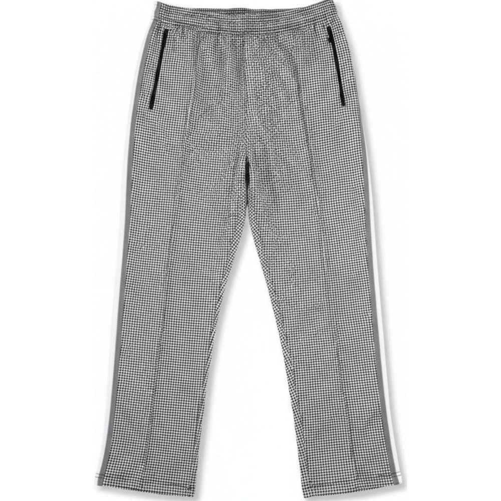 Urban Outfitters Men's Large Houndstooth Track Pants Side Stripe Tapered Jogger
